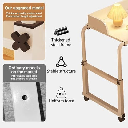 Adjustable Rolling Bed Desk