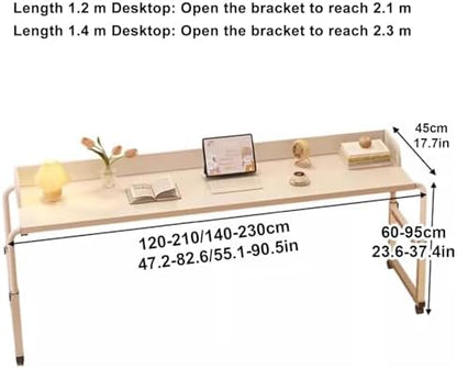 Adjustable Rolling Bed Desk