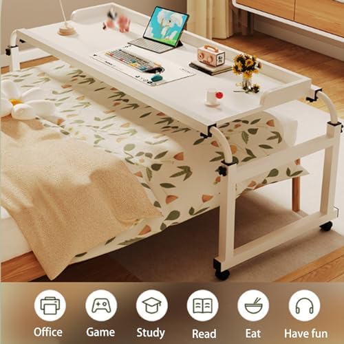 Adjustable Rolling Bed Desk