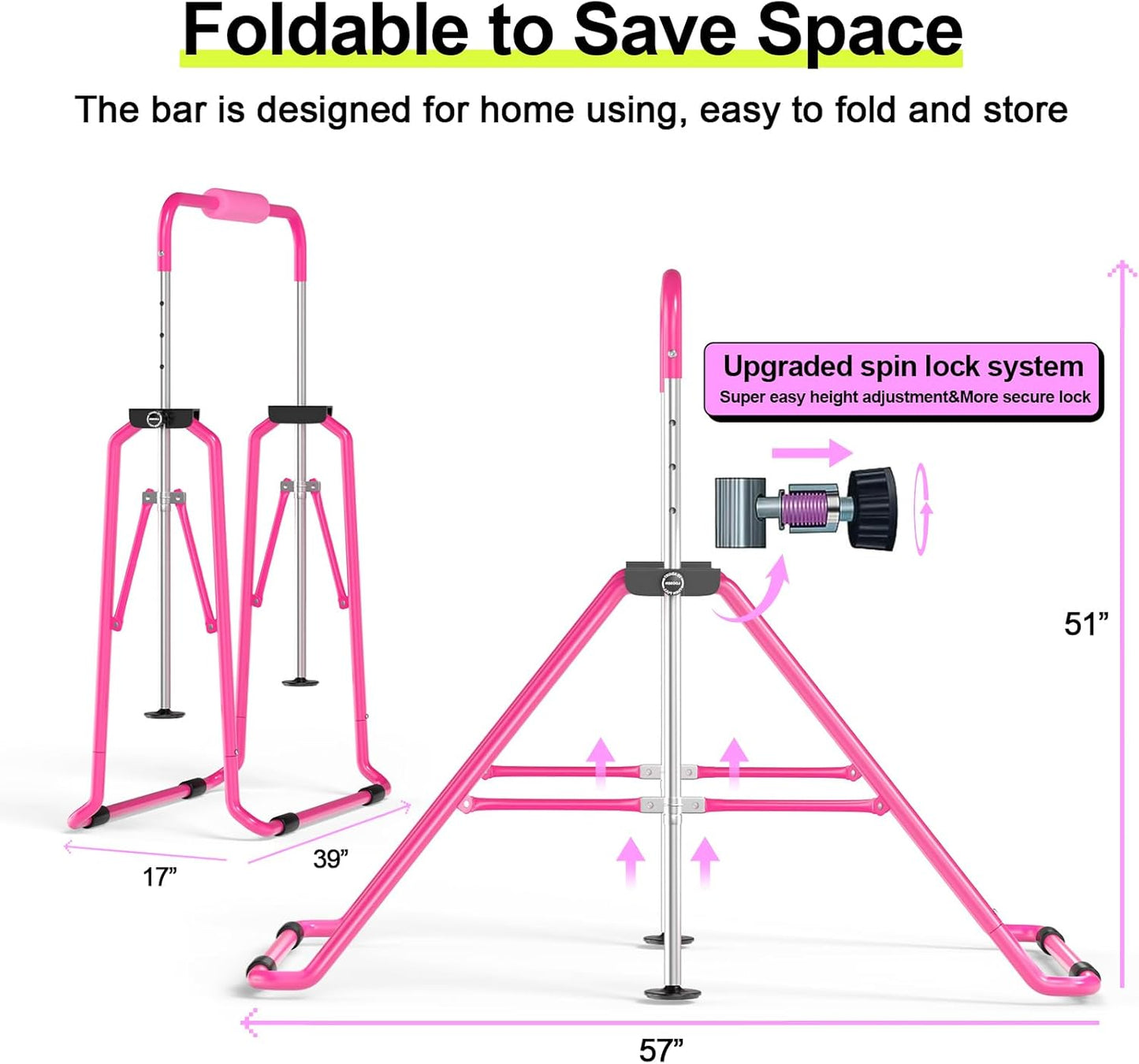 Expandable Gymnastics Bar